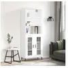 Image de Buffet haut Blanc 69,5x34x180 cm Bois d'ingénierie 3189333