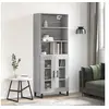 Image de Buffet haut Sonoma gris 69,5x34x180 cm Bois d'ingénierie 3189347