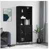 Image de Buffet haut Noir 69,5x34x180 cm Bois d'ingénierie 3189518