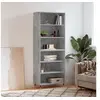 Image de Buffet gris béton 69,5x32,5x180 cm bois d'ingénierie 3189553