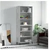 Image de Buffet gris béton 69,5x32,5x180 cm bois d'ingénierie 3189577