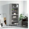 Image de Hoge kast 69,5x32,5x180 cm bewerkt hout grijs sonoma eikenkleur3189579