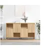 Image de Buffets 2 pcs, Armoires de Salon avec Rangement, Organisateur de Maison Salle de Séjour Intérieur, Moderne, Chêne Sonoma Bois d'Ingénierie