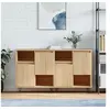 Image de Buffets 2 pcs, Armoires de Salon avec Rangement, Organisateur de Maison Salle de Séjour Intérieur, Moderne, Chêne Sonoma Bois d'Ingénierie 3190128