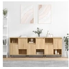 Image de Buffets 3 pcs, Armoires de Salon avec Rangement, Organisateur de Maison Salle de Séjour Intérieur, Moderne, Chêne Sonoma Bois d'Ingénierie 3190144