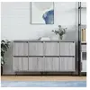 Image de Buffets 2 pcs sonoma gris bois d'ingénierie 3190179