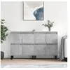 Image de Buffets 2 pcs gris béton bois d'ingénierie 3190185
