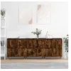 Image de Buffets 3 pcs Chêne fumé Bois d'ingénierie3190194