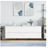 Image de Buffets 3 pcs Blanc Bois d'ingénierie 3190197