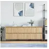 Image de Buffets 3 pcs, Armoires de Salon avec Rangement, Organisateur de Maison Salle de Séjour Intérieur, Moderne, Chêne Sonoma Bois d'Ingénierie 3190200