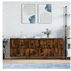 Image de Buffets 3 pcs Chêne fumé Bois d'ingénierie 3190202