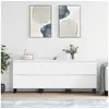 Image de Buffets 3 pcs Blanc Bois d'ingénierie 3190205