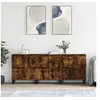 Image de Buffets 3 pcs Chêne fumé Bois d'ingénierie3190210