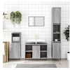 Image de Ensemble de meubles de salle de bain 3 pcs Sonoma gris3190297