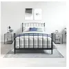 Image de Tables de Chevet 2 pcs, Armoires de Nuit avec Pieds Réglables, Armoires de Lit avec Rangement, Tables d'Appoint Chambre, Moderne, Sonoma Gris Bois