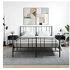 Image de Nachtkastjes 2 st 40x41x50 cm bewerkt hout zwart825874