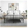 Image de Tables de Chevet 2 pcs, Armoires de Nuit avec Pieds Réglables, Armoires de Lit avec Rangement, Tables de Nuit Chambre, Industriel, Chêne Sonoma Bois