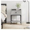 Image de Table de chevet sonoma gris 40,5x31x60 cm bois d'ingénierie