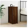 Image de Table de chevet chêne marron 32x42x80 cm bois d'ingénierie825971