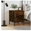Image de Table de chevet chêne fumé 40x42x50 cm bois d'ingénierie825987