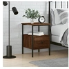 Image de Table de chevet chêne marron 34x36x50 cm bois d'ingénierie826051
