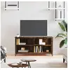 Image de Meuble TV Chêne fumé 100x40x50 cm Bois d ingénierie