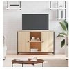 Image de Meuble TV chêne sonoma 100x35x65 cm bois d ingénierie