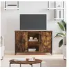 Image de Tv-meubel 100x35x65 cm bewerkt hout gerookt eikenkleurig832780