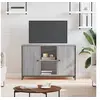 Image de Meuble TV sonoma gris 100x35x65 cm bois d ingénierie