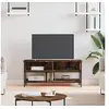 Image de Meuble TV chêne fumé 100x35x45 cm bois d ingénierie
