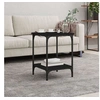 Image de Table basse noir 40x40x55 cm bois d'ingénierie832823