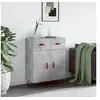 Image de Buffet gris béton 69,5x34x90 cm bois d'ingénierie827952