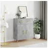 Image de Buffet gris béton 69,5x34x90 cm bois d'ingénierie827968