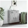 Image de Buffet gris béton 69,5x34x90 cm bois d'ingénierie827976
