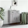 Image de Buffet sonoma gris 69,5x34x90 cm bois d'ingénierie827978