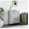 Image de Buffet gris béton 69,5x34x90 cm bois d'ingénierie828000