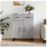 Image de Dressoir 69,5x34x90 cm bewerkt hout grijs sonoma eikenkleurig828010