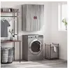 Image de Armoire murale sonoma gris 69,5x34x90 cm