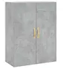 Image de Armoire murale gris béton 69,5x34x90 cm
