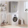 Image de Wandkast 69,5x34x90 cm grijs sonoma eikenkleurig828410