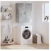Image de Armoire murale gris béton 69,5x34x90 cm