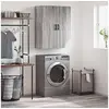 Image de Armoire murale sonoma gris 69,5x34x90 cm828434
