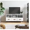 Image de Meuble TV blanc 102x36x50 cm bois d'ingénierie829004