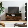 Image de Meuble TV chêne fumé 102x36x50 cm bois d ingénierie