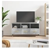 Image de Meuble TV gris béton 102x36x50 cm bois d'ingénierie829016