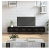 Image de Meuble TV noir 150x36x30 cm bois d'ingénierie829125