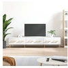 Image de Meuble TV blanc 150x36x30 cm bois d ingénierie