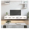 Image de Meuble TV blanc 150x36x30 cm bois d ingénierie
