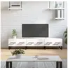 Image de Meuble TV blanc 150x36x30 cm bois d ingénierie