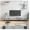 Image de Meuble TV gris béton 150x36x30 cm bois d ingénierie